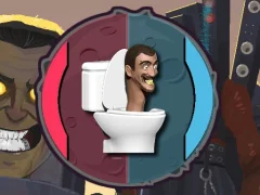 Skibidi Toilet Pong — bezmaksas tiešsaistes spēle