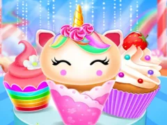 Spill Unicorn Mermaid Cupcake Cooking Design online