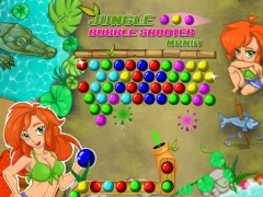 Jungle Bubble Shooter Mania — bezmaksas tiešsaistes spēle