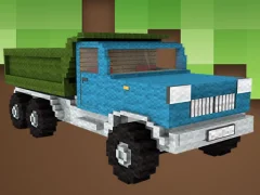 Spil Blockcraft Truck Jigsaw online