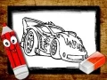 Back To School Car Coloring Book