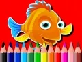 Back To School: Fish Coloring Book