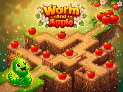 Worm and Apple — 無料オンラインゲーム
