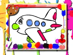 游戏Airplane Coloring Book在线