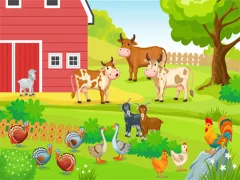 Farm Animals Puzzles Challenge — لعبة مجانية اون لاين