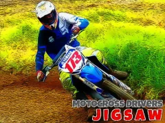Igra Motocross Drivers Jigsaw spletu