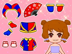 Xogo Lovely Doll Dress Up Game  en liña