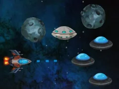 Relentless Flying Saucers — bezplatná online hra