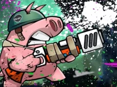 Piggy Soldier Super Adventure — bezplatná online hra