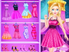 Xogo Fashion Doll Closet en liña