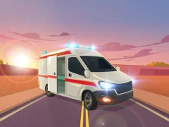 Ambulance Traffic Drive — bezmaksas tiešsaistes spēle