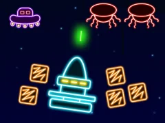 Neon Invaders — لعبة مجانية اون لاين