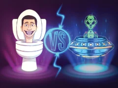 Skibidi Vs Alien — bezmaksas tiešsaistes spēle