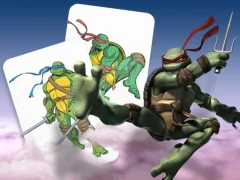 Spill Ninja Turtles Memory card Match online