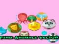 Find Animals Vector Find Animals Vector