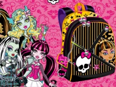 Cluiche Monster High Backpack Design ar líne