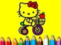 Back To School: Sweet Kitty Coloring