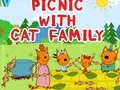 Picnic With Cat Family