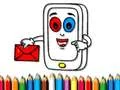 Mobile Phone Coloring Book