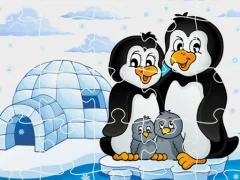 Spel Penguins Jigsaw på nätet