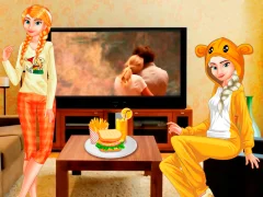 Princesses Movie Evening เกมออนไลน์