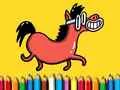 Back To School: Pony Coloring Book