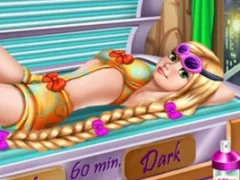 Goldie Princess Tanning เกมออนไลน์