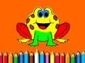 Back To School: Frog Coloring Book