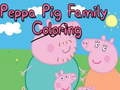 Peppa Pig Family Coloring Peppa Pig Family Coloring