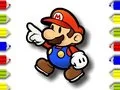 Back To School  Mario Coloring