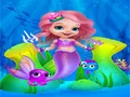 Cute Mermaid Girl Dress Up 