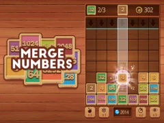 Merge Numbers Wooden Edition — ücretsiz çevrimiçi oyun