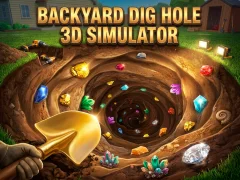 Lojë Backyard Dig Hole 3D Simulator në internet