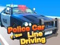 Police Car Line Driving