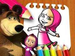 Masha & the Bear Coloring Book Masha & the Bear Coloring Book