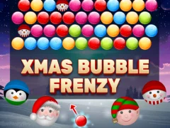 Xmas Bubble Frenzy — bezmaksas tiešsaistes spēle
