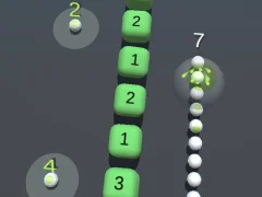 Snake 3D Block — bezmaksas tiešsaistes spēle