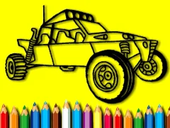 Back To School: Rally Car Coloring Book — free online game