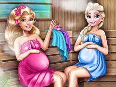 Cute Mommies Pregnant Sauna เกมออนไลน์