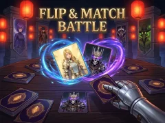 Игра Flip & Match Battle онлајн
