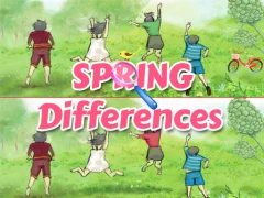 Spring Differences — لعبة مجانية اون لاين