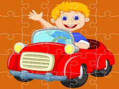 Spel Pedal Cars Jigsaw på nätet