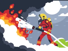 Fire Fighters Jigsaw — لعبة مجانية اون لاين