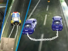 Xogo Chained Impossible Driving Police Cars en liña