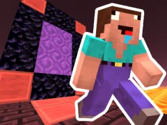 Noob Steve Nether — لعبة مجانية اون لاين
