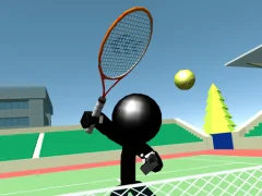 Stickman Tennis 3D — bezmaksas tiešsaistes spēle