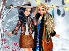 Boho Winter With Princess — لعبة مجانية اون لاين