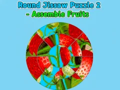 Round jigsaw Puzzle 2 — Assemble Fruits