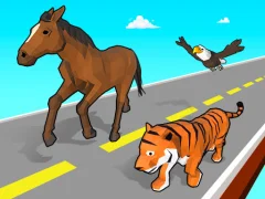 Animal Transform Race — لعبة مجانية اون لاين