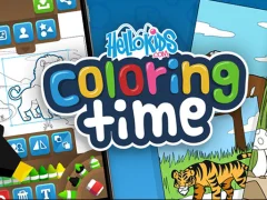 游戏Hello kids Coloring Time在线